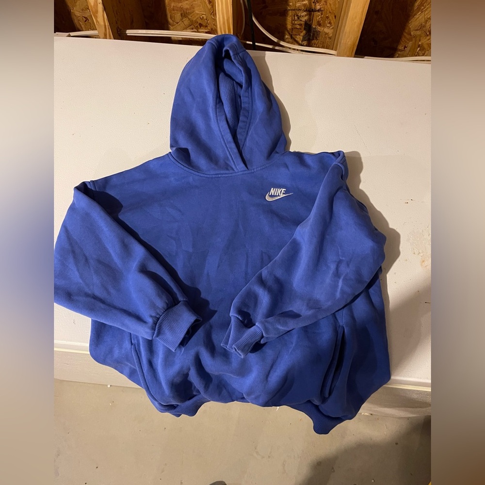 Nike Girls Periwinkle Pullover Hoodie